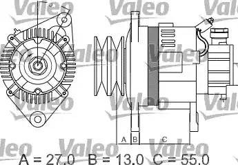 Генератор 437147 VALEO PHC