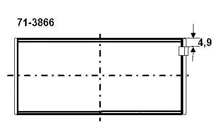 Подшипник 71-3866 GLYCO