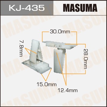 Клипса крепежная KJ435 MASUMA