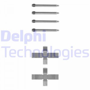 Комплектующие, колодки дискового тормоза LX0094 DELPHI