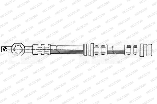 Тормозной шланг FHY2154 FERODO