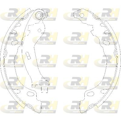 Комплект тормозных колодок 415800 ROADHOUSE
