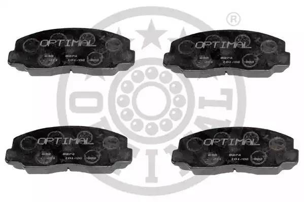 Комплект тормозных колодок, диско 9274 OPTIMAL