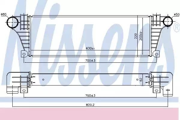 Интеркулер 96857 NISSENS