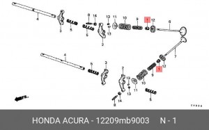 Уплотнительное кольцо, стержень кла 12209MB9003 HONDA