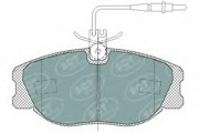 Комплект тормозных колодок, диско SP317 SCT
