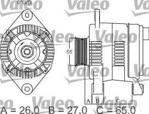 Генератор 436636 VALEO PHC