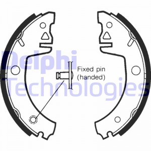 Комплект тормозных колодок LS1438 DELPHI