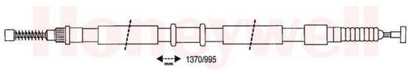 Трос, стояночная тормозная система 432650B BENDIX JURID