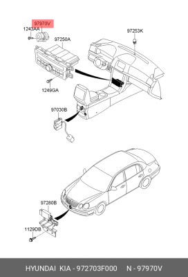 Деталь 972703F000 HYUNDAI KIA