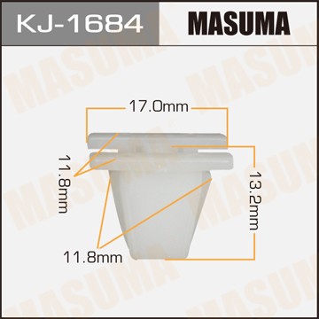 Клипса крепежная KJ1684 MASUMA
