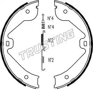 Комплект тормозных колодок, стояночная тормозная система 052131K TRUSTING