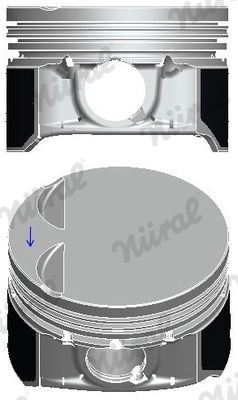 Поршень 87-501800-40 NURAL