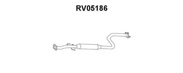 Предглушитель выхлопных газов RV05186 VENEPORTE