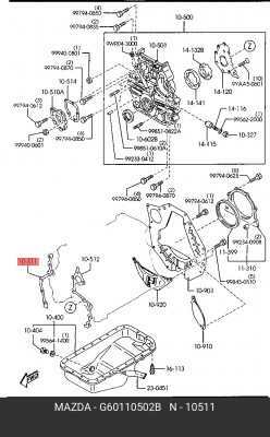 Деталь G60110502B MAZDA