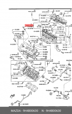 Деталь 9H4B00630 MAZDA