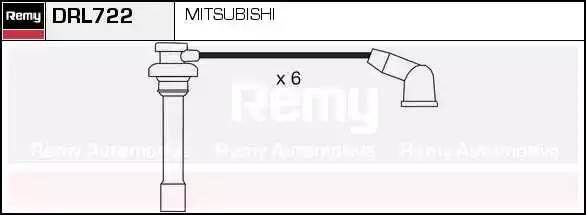 Ккомплект проводов зажигания DRL722 DELCO REMY