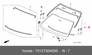Деталь 73127S04000 HONDA