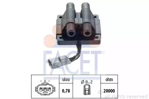 Катушка зажигания 9.6166 FACET