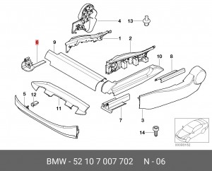 Деталь 52 10 7 007 702 BMW