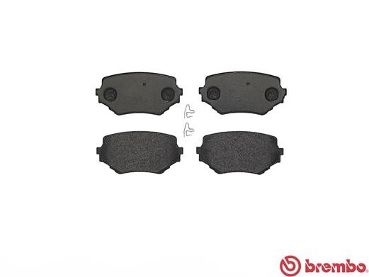 Комплект тормозных колодок, диско P79009 BREMBO