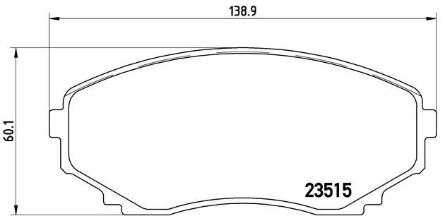 Комплект тормозных колодок, диско P49028 BREMBO