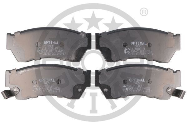 Комплект тормозных колодок, диско 9495 OPTIMAL