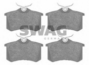Комплект тормозных колодок, диско 30916148 SWAG