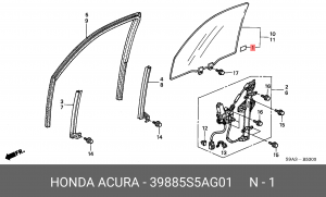 Деталь 39885S5AG01 HONDA