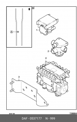 Деталь 0537177 DAF