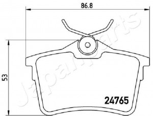 Тормозной барабан TAH07 JAPAN PARTS GROUP