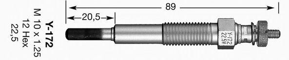 Свеча накаливания 7325 NGK NTK