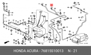Форсунка стеклоомывателя 76815S10013 HONDA