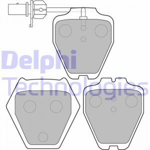 Комплект тормозных колодок, диско LP1703 DELPHI