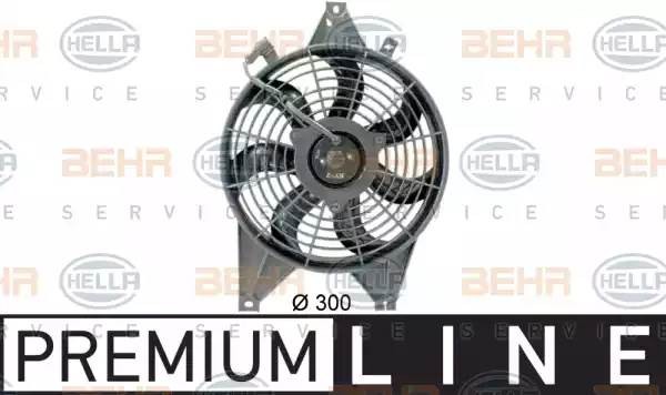 Вентилятор, конденсатор кондиционера 8EW351034631 HELLA