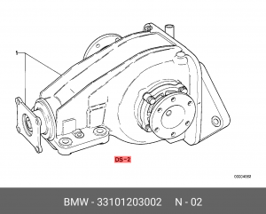 Комплект прокладок, картер рулевого механизма 33 10 1 203 002 BMW