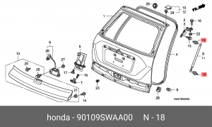 Деталь 90109SWAA00 HONDA