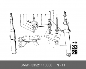 Деталь 33 52 1 110 380 BMW
