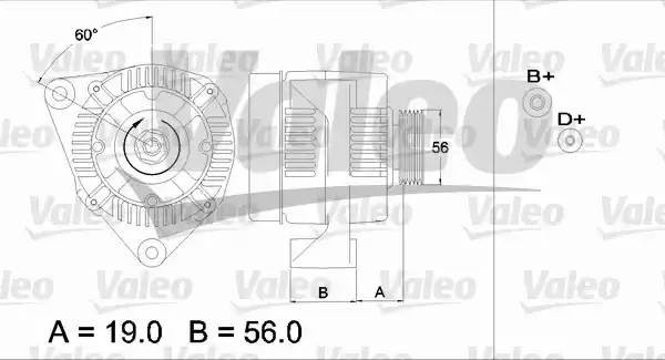 Генератор 436666 VALEO PHC