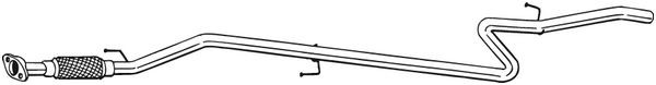 Выпускной трубопровод 975-381 BOSAL
