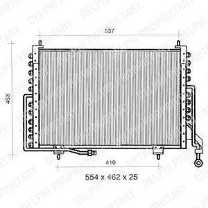 Конденсатор, кондиционер TSP0225296 DELPHI
