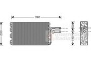 Испаритель, кондиционер 5800V185 VAN WEZEL