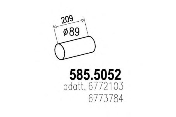 Выпускной трубопровод 5855052 ASSO