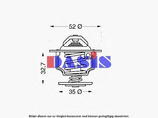 Термостат, охлаждающая жидкость 751946N AKS DASIS
