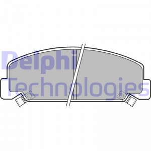 Комплект тормозных колодок, диско LP403 DELPHI
