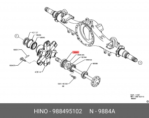 Деталь 988495102 HINO