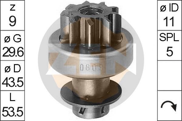 Бендикс стартера ZN0809 ZEN