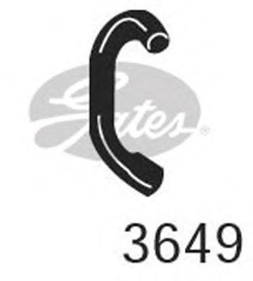 Шланг радиатора 3649 GATES