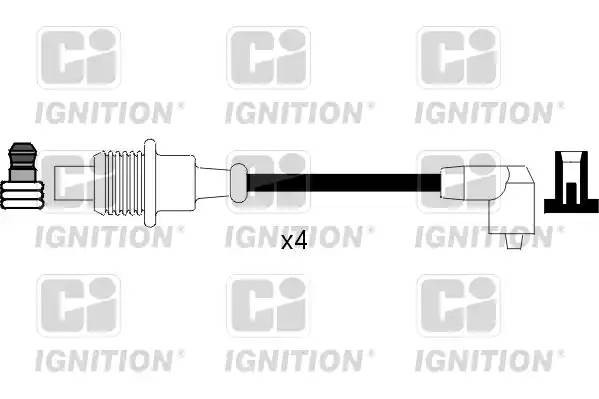 Ккомплект проводов зажигания XC1077 QUINTON HAZELL