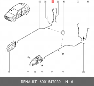 Деталь 6001547089 RENAULT